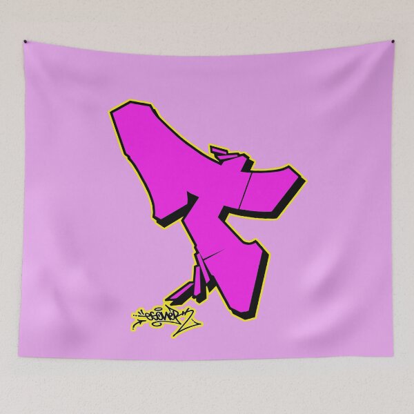 Item preview, PINK LETTER T BY ESONE URBAN GRAFFITI STREET STYLE  designed and sold by GraffitiBomberZ.