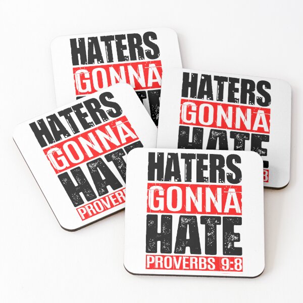 Item preview, Haters Gonna Hate - Proverbs 9:8 designed and sold by plushism.