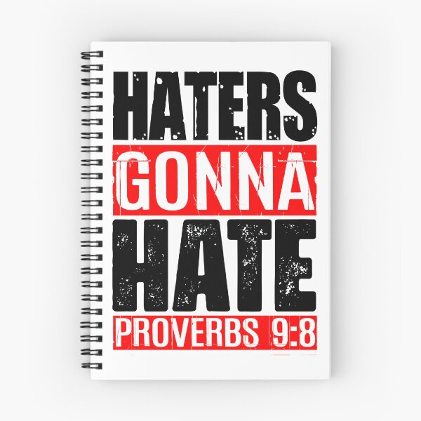 Item preview, Haters Gonna Hate - Proverbs 9:8 designed and sold by plushism.