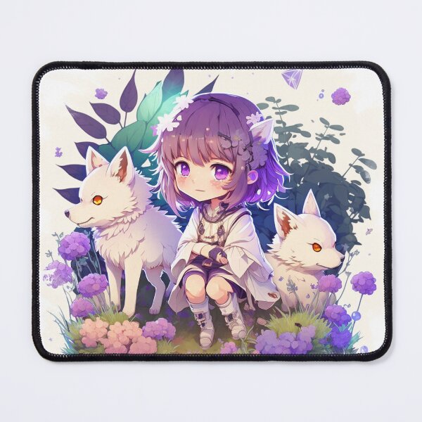 Item preview, An adventurous girl with two cute wolves designed and sold by Wolf-Bros.