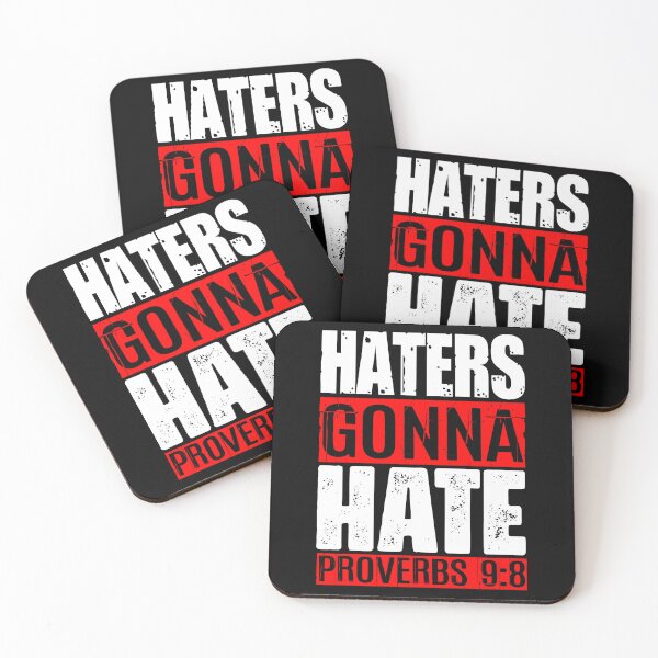 Item preview, Haters Gonna Hate - Proverbs 9:8 designed and sold by plushism.