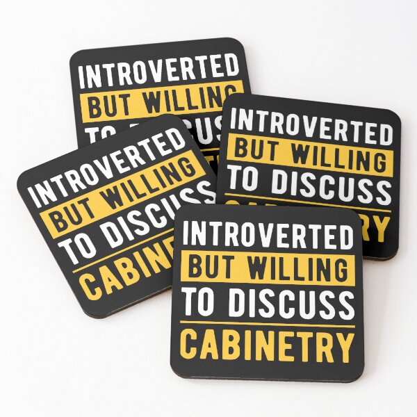 Item preview, Cabinetry Cabinet Maker Fun Quote designed and sold by NestaReign.