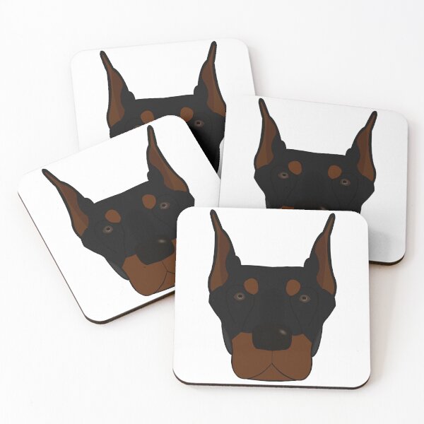 Item preview, Doberman dog face designed and sold by MaxFilms.