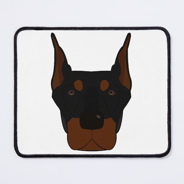 Item preview, Doberman dog face designed and sold by MaxFilms.