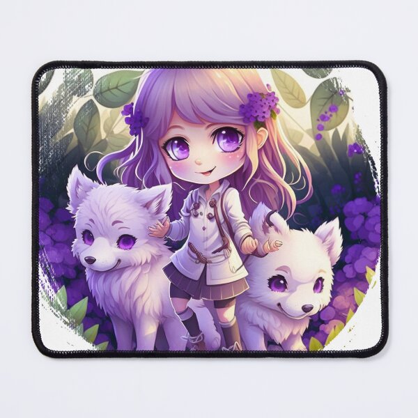 Item preview, An adventurous girl with two cute wolves designed and sold by Wolf-Bros.