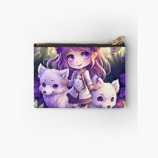 Item preview, An adventurous girl with two cute wolves designed and sold by Wolf-Bros.