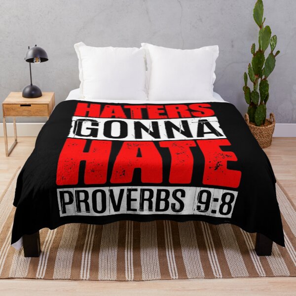 Item preview, Haters Gonna Hate - Proverbs 9:8 designed and sold by plushism.