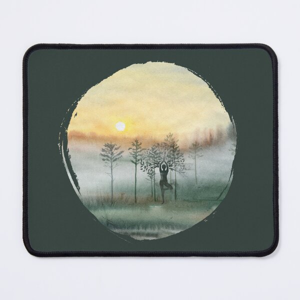 Item preview, Yoga and nature... forest and sunrise designed and sold by M-Infinite.