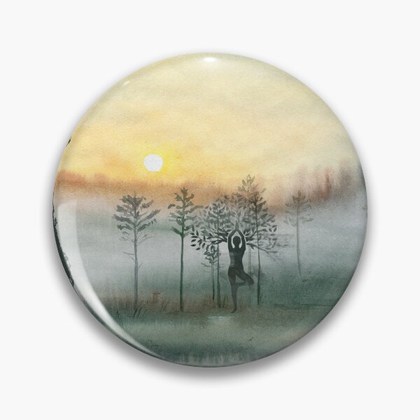 Item preview, Yoga and nature... forest and sunrise  designed and sold by M-Infinite.