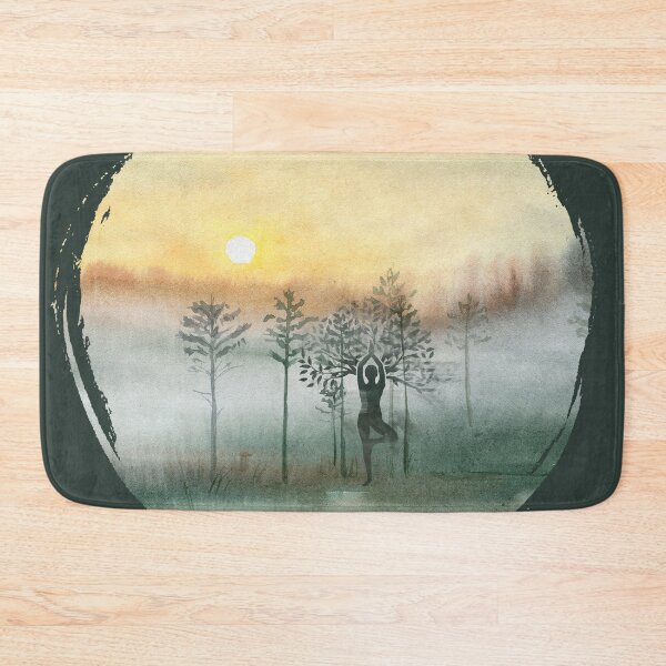 Item preview, Yoga and nature... forest and sunrise  designed and sold by M-Infinite.