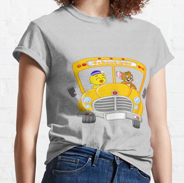 Camiseta amarilla del conductor del autobús escolar - Niños hombres mujeres  ayudante niña niño camiseta