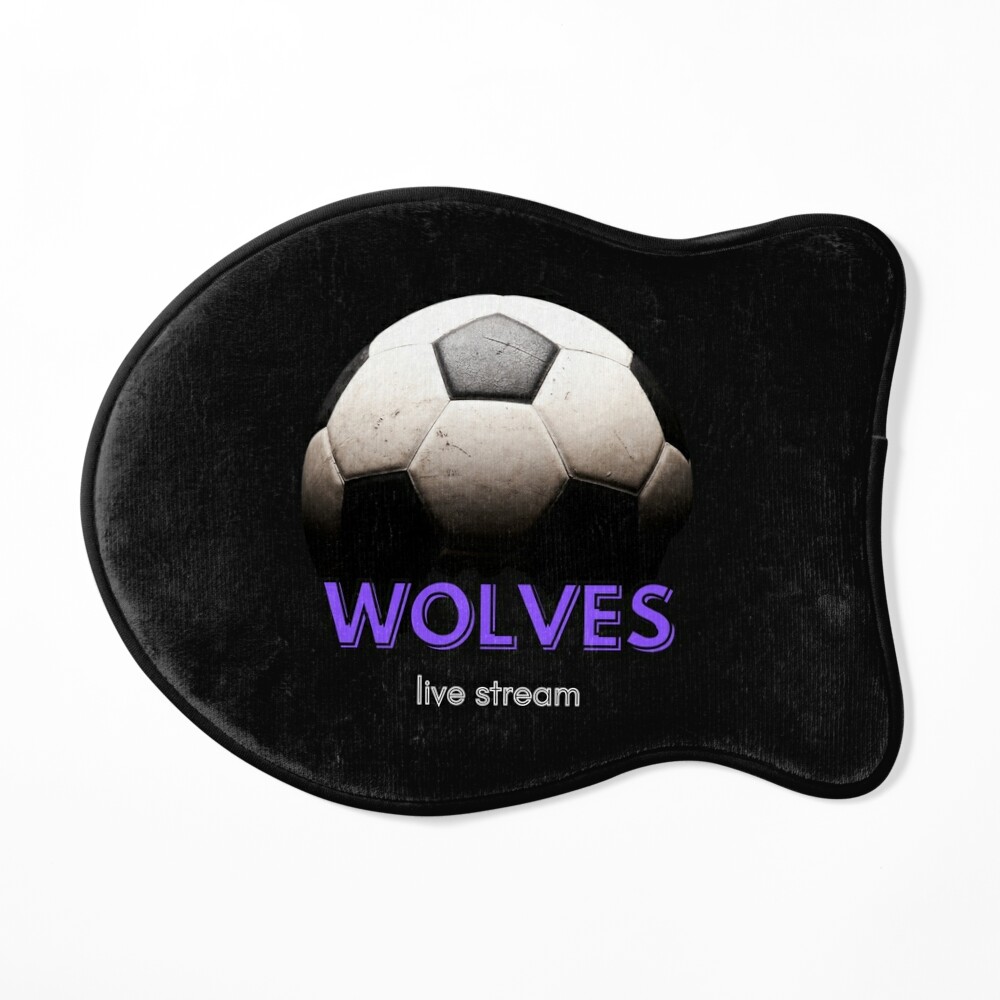 wolves live stream Football illustration design/