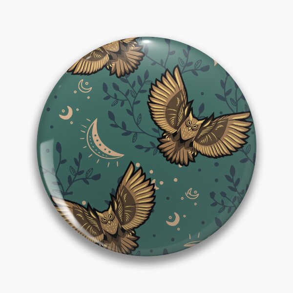 Item preview, Owls Green night designed and sold by ShoutForJoy.