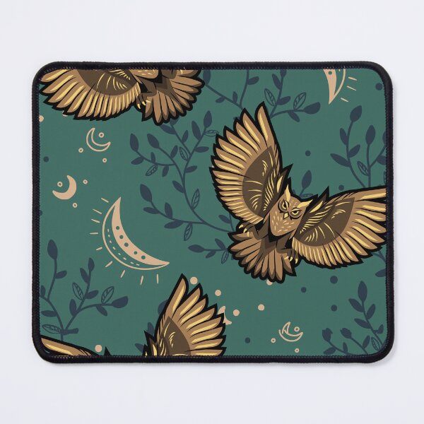 Item preview, Owls Green night designed and sold by ShoutForJoy.