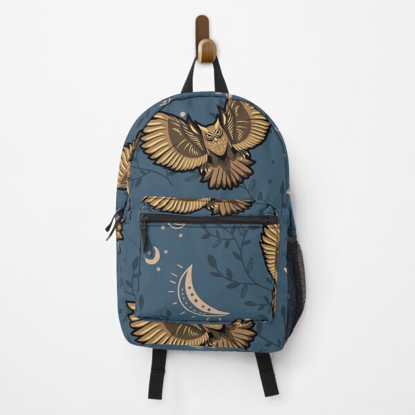 Item preview, Owls Blue night designed and sold by ShoutForJoy.