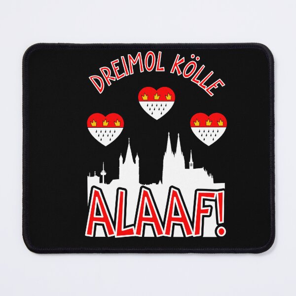 Artikelvorschau, Karneval Kostüm Dreimol Kölle Alaaf Herz Köln entworfen und verkauft von Shirt-Expert.