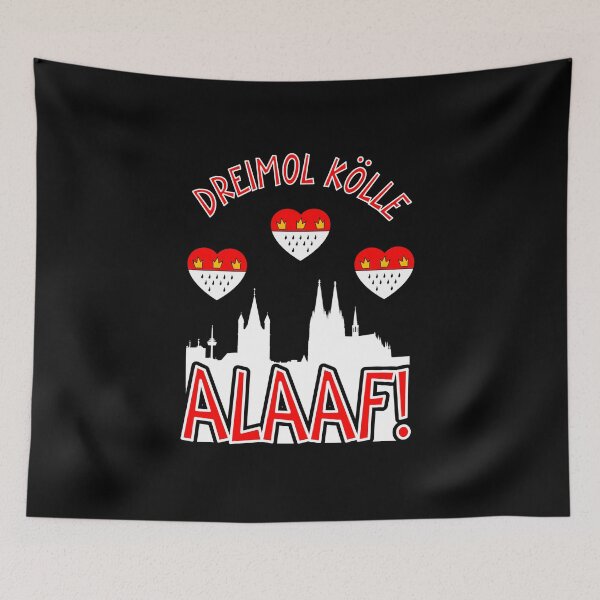 Item preview, Carnival costume Dreimol Kölle Alaaf Herz Cologne designed and sold by Shirt-Expert.