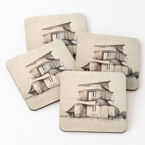 Item preview, Architecture in Artificial Intelligence Leonardo Da Vinci - MicroEdificio 5 designed and sold by TheCollageWorld.