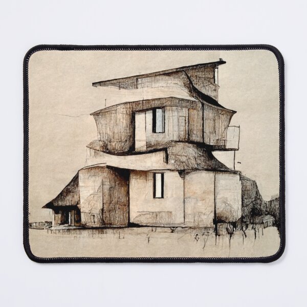 Item preview, Architecture in Artificial Intelligence Leonardo Da Vinci - MicroEdificio 5 designed and sold by TheCollageWorld.