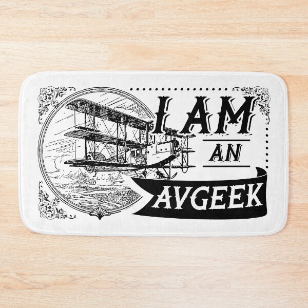 Item preview, I'M AN AVGEEK VINTAGE BLACK designed and sold by SpicyAviator.