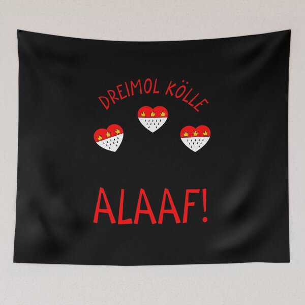 Item preview, Carnival costume Dreimol Kölle Alaaf Herz Cologne designed and sold by Shirt-Expert.