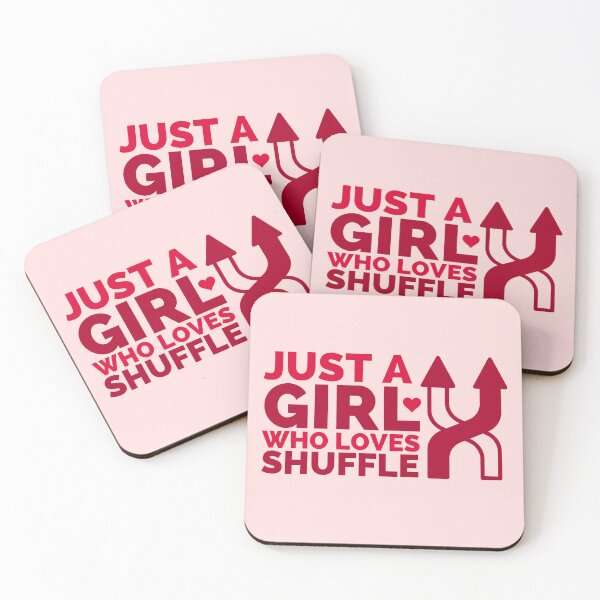 Item preview, Just A Girl Who Loves Shuffle designed and sold by Styler Design.
