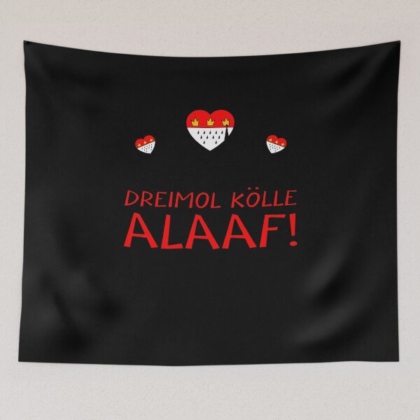 Item preview, Carnival costume Dreimol Kölle Alaaf Herz Cologne designed and sold by Shirt-Expert.