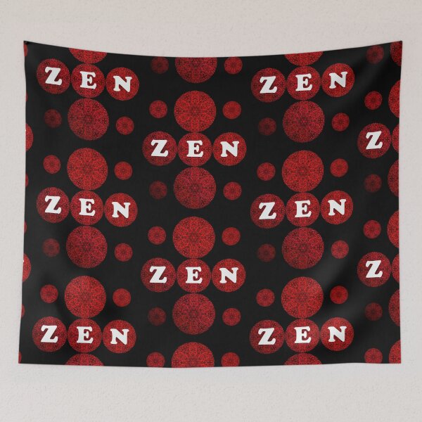 Item preview, Zen Red Flower. designed and sold by DEKA777.