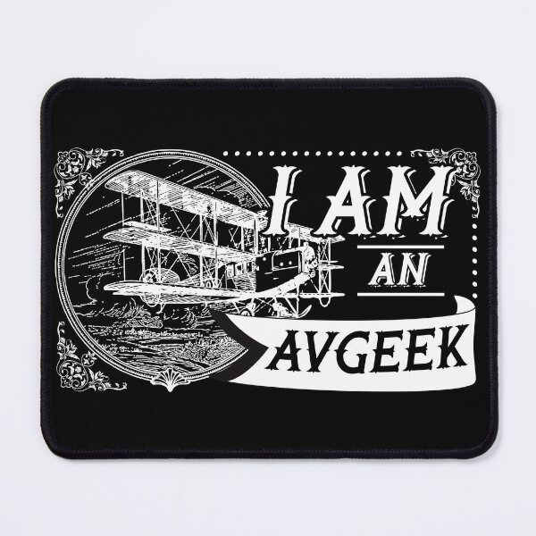 Item preview, I'M AN AVGEEK VINTAGE WHITE designed and sold by SpicyAviator.