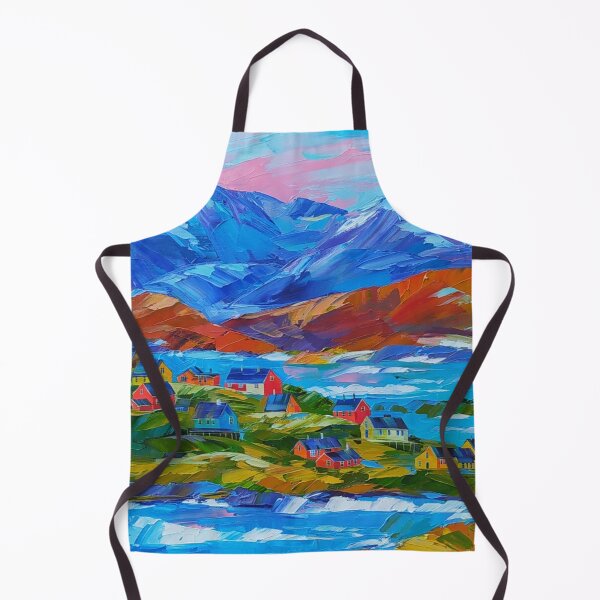 Item preview, norway landscape oil painting sea designed and sold by DmitrySkripnyc.