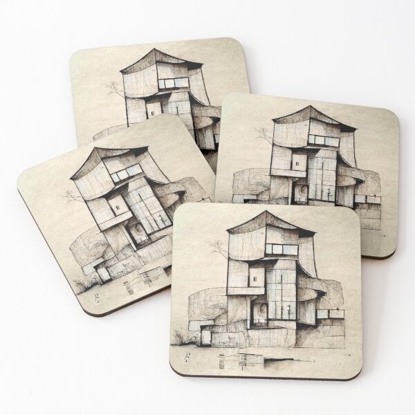 Item preview, Architecture in Artificial Intelligence Leonardo Da Vinci- MicroEdificio 12 designed and sold by TheCollageWorld.