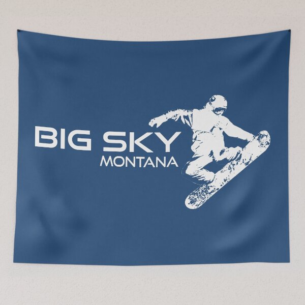 Item preview, Big Sky Resort Montana Snowboarder designed and sold by Esskay Designs.