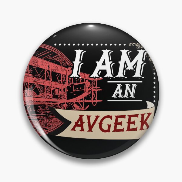 Item preview, I'M AN AVGEEK VINTAGE COLORED designed and sold by SpicyAviator.
