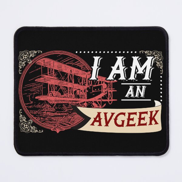 Item preview, I'M AN AVGEEK VINTAGE COLORED designed and sold by SpicyAviator.