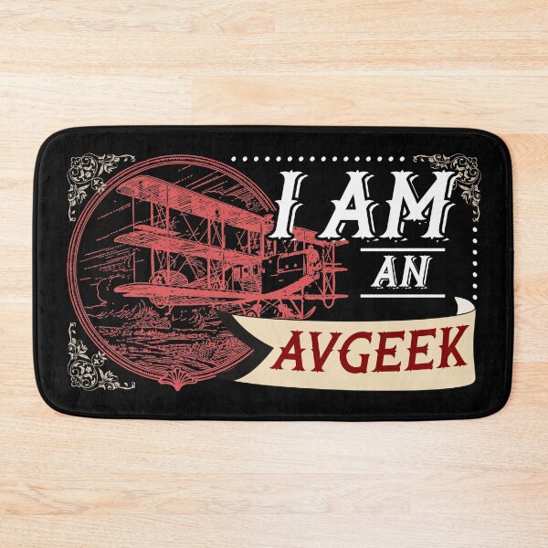 Item preview, I'M AN AVGEEK VINTAGE COLORED designed and sold by SpicyAviator.