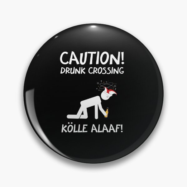Item preview, Carnival costume Kölle Alaaf Cologne Caution Drunk designed and sold by Shirt-Expert.