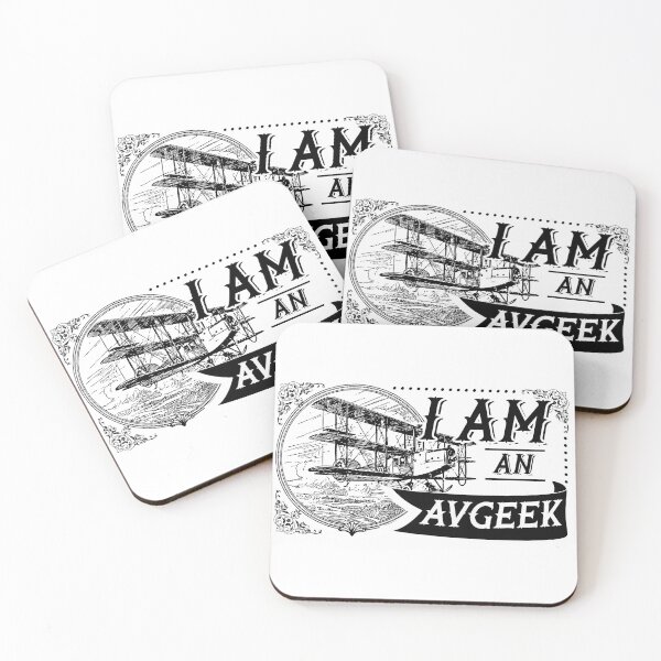 Item preview, I'M AN AVGEEK VINTAGE BLACK designed and sold by SpicyAviator.