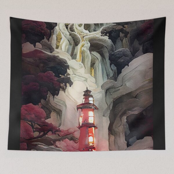 Item preview, Temple Waterfall designed and sold by OccultDreams.