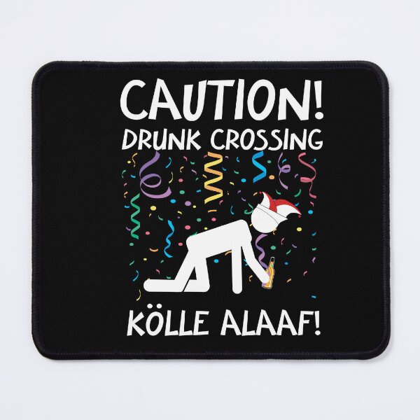 Item preview, Carnival costume Kölle Alaaf Cologne Caution Drunk designed and sold by Shirt-Expert.