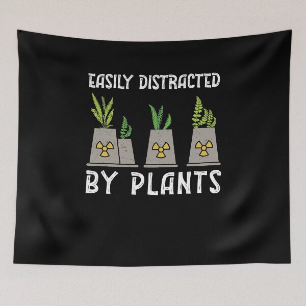 Item preview, Nuclear Engineer Easily Distracted By Plants Funny Radiation designed and sold by StrongShirts.