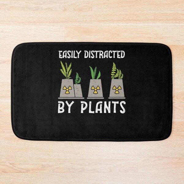 Item preview, Nuclear Engineer Easily Distracted By Plants Funny Radiation designed and sold by StrongShirts.
