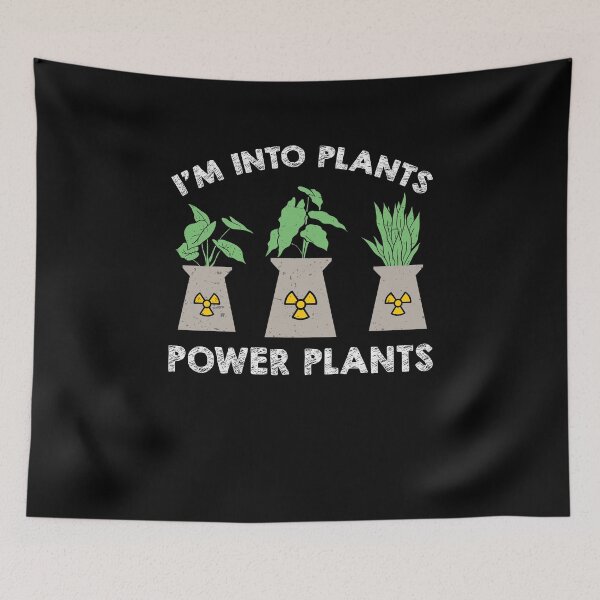Item preview, Nuclear Engineer Into Plants Power Plants Funny Radiation designed and sold by StrongShirts.