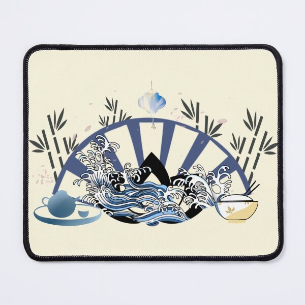Item preview, Asian wave Scroll designed and sold by UgaMaru.