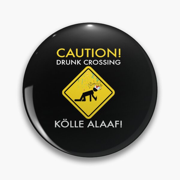Item preview, Carnival costume Kölle Alaaf Cologne Caution Drunk designed and sold by Shirt-Expert.