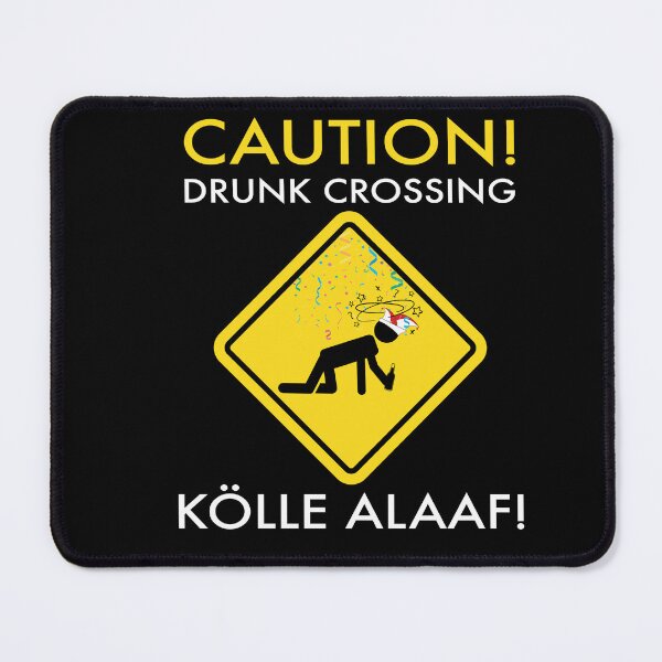 Item preview, Carnival costume Kölle Alaaf Cologne Caution Drunk designed and sold by Shirt-Expert.