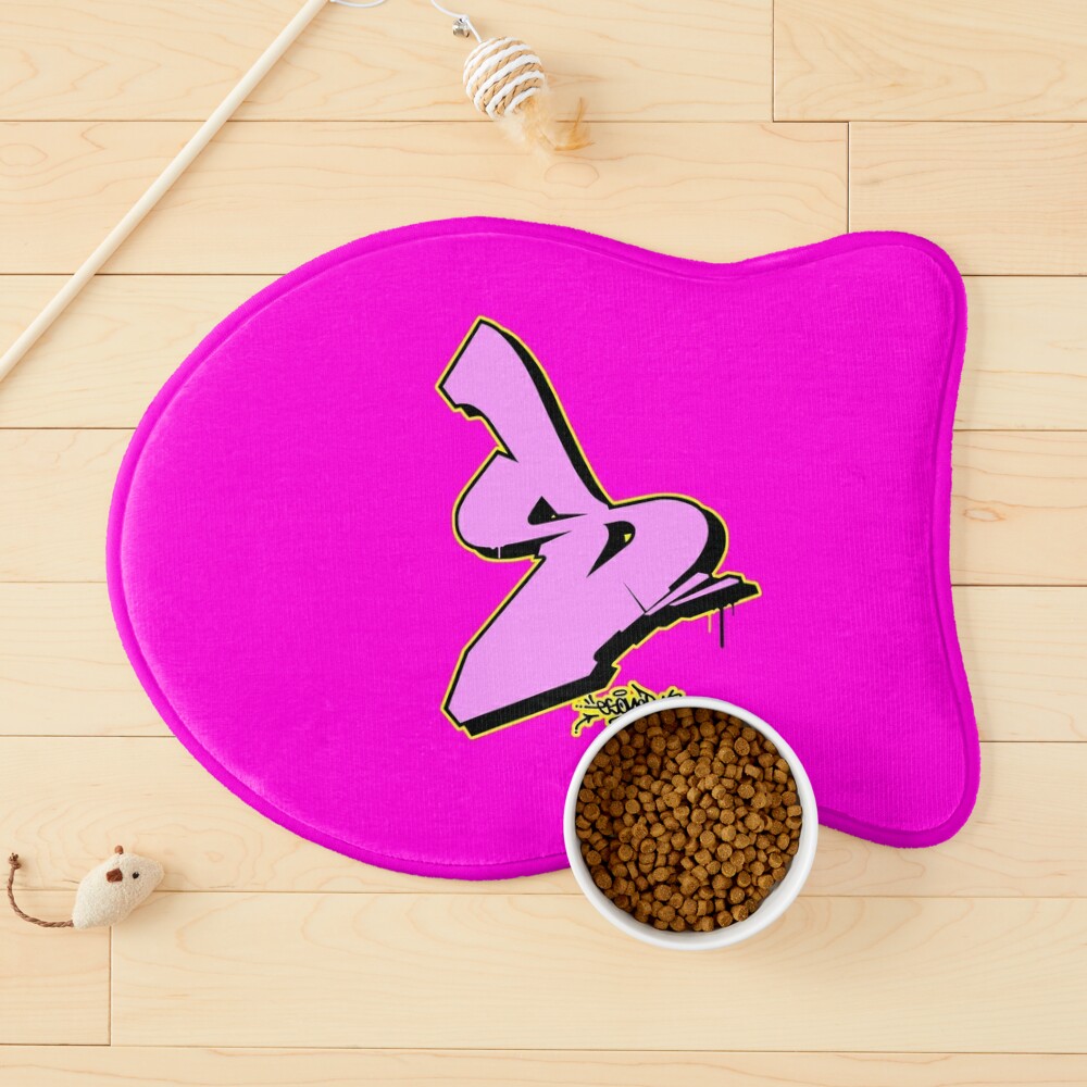 Graffiti Cat Food Mat - ZezeLife