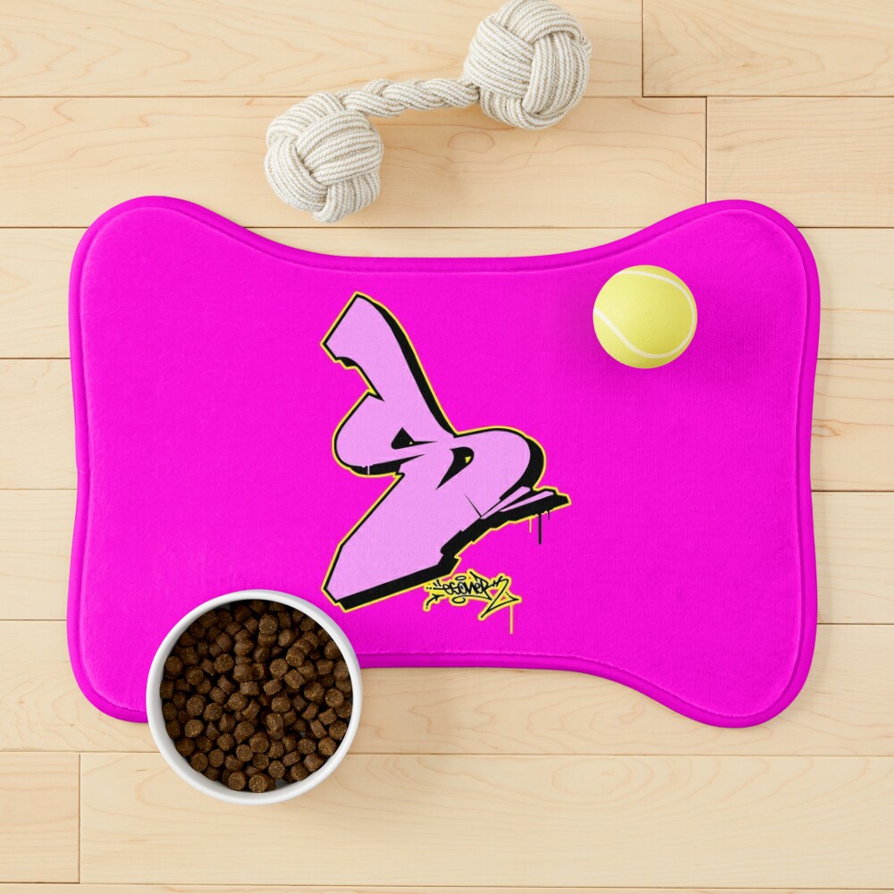 Graffiti Cat Food Mat - ZezeLife