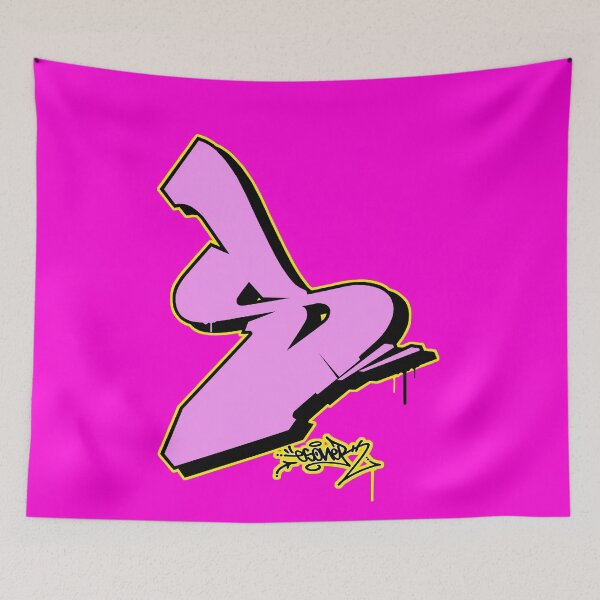 Item preview, PINK LETTER S BY ESONE URBAN GRAFFITI STREET STYLE  designed and sold by GraffitiBomberZ.