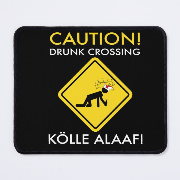 Item preview, Carnival costume Kölle Alaaf Cologne Caution Drunk designed and sold by Shirt-Expert.