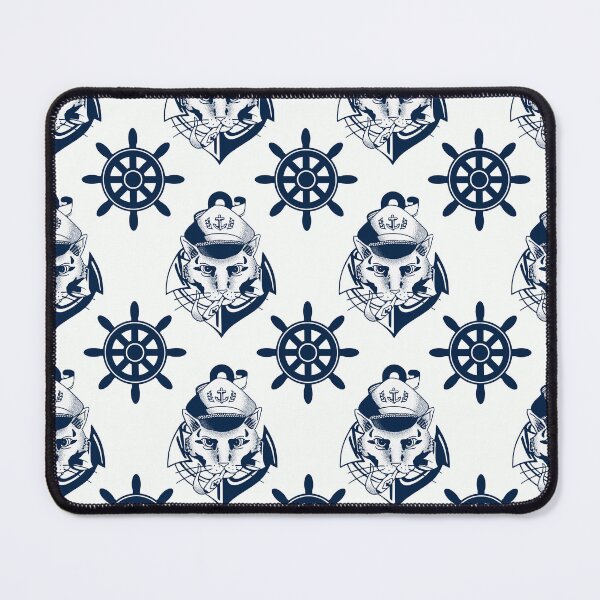 Item preview, Vintage Nautical Cat designed and sold by NerdyCotton.